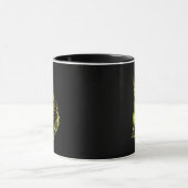 Quiet Power Feline Mug | Elegant Wildlife Art (Centre)