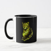 Quiet Power Feline Mug | Elegant Wildlife Art Mok (Links)