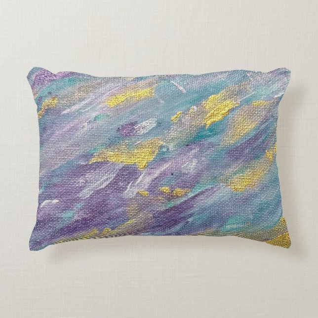 Quiet Reign Modern Art Accent Kussen (Voorkant)