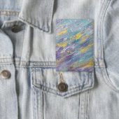 Quiet Reign Modern Art Button (Insitu)