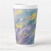 Quiet Reign Modern Art Latte Mok (Voorkant)