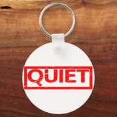 Quiet Stamp Sleutelhanger (Achterkant)
