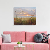 Quiet Sunset Canvas Afdruk (Insitu (Woonkamer))