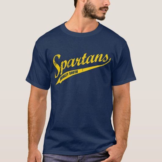 Quigley South Script Spartans t-shirt CURSIVE (Devant)