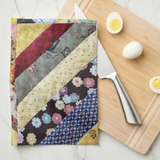 Quiled Print Pattern Theedoek (Quarter Fold)