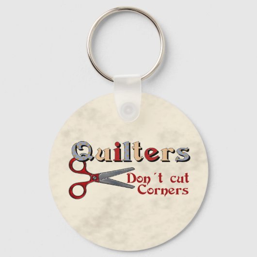 Quilinghoeken Sleutelhanger (Voorkant)