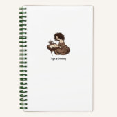 Quill and Curls : Pages of Possibilité Carnet (Recto)