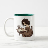 Quill & Curls: Een Journaling Moment Mok (Links)