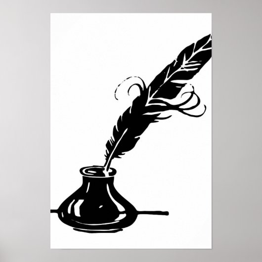 Quill en Ink Fles Poster (Voorkant)