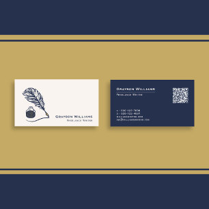 Quill Freelance Writer QR Code Visitekaartje