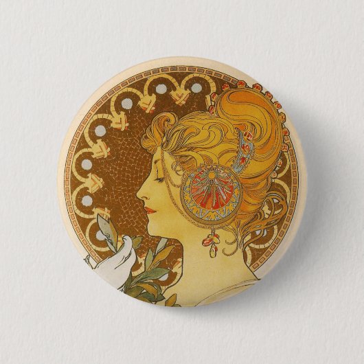 Quill Ronde Button 5,7 Cm (Voorkant)