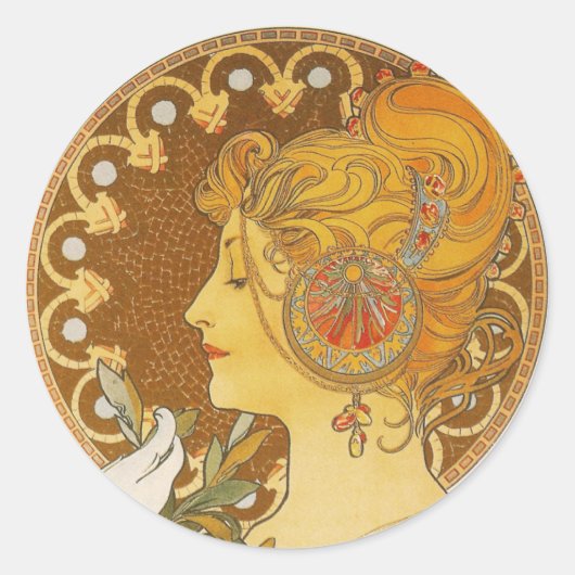 Quill Ronde Sticker (Voorkant)