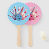 Quilles de bowling éventails à main pour révélatio (Devant et derrière)