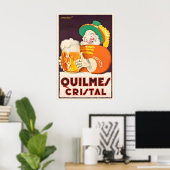 Quilmes Cristal Bier Dranken Mauzan Wijn Drank Poster (Thuiskantoor)