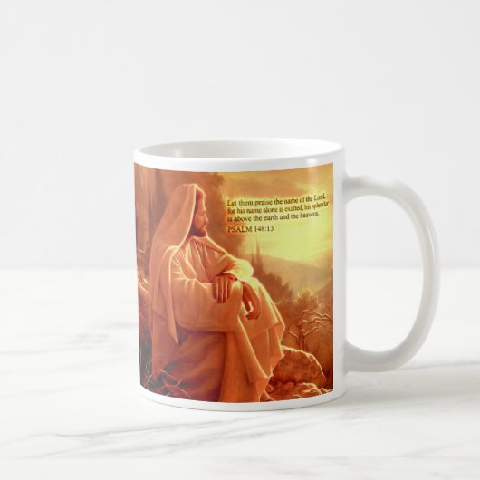 Qu'ils Louent le nom du Seigneur.. Mug (Droite)