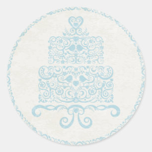 Qu'ils mangent de la gâteau Autocollant - Bleu