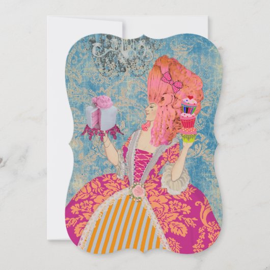 Qu'ils mangent du gâteau ~ Invitations / RSVP (Devant)