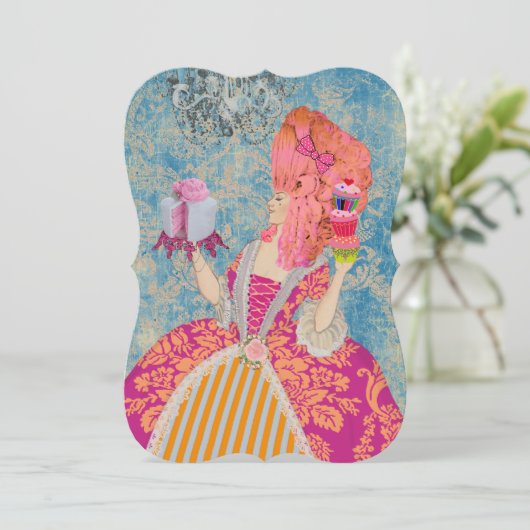 Qu'ils mangent du gâteau ~  Invitations / RSVP (Debout devant)