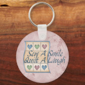 Quilt a Laugh Sleutelhanger (Voorkant)