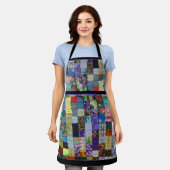 QUILT All-Over Print Apron Schort (Gedragen)
