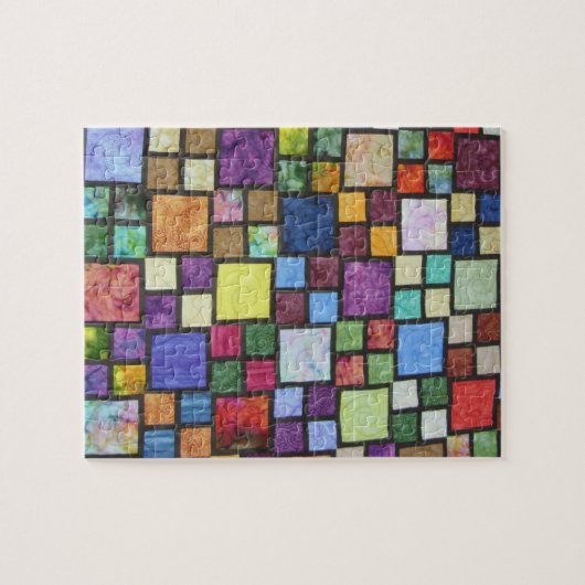 Quilt Block Jig-Saw Puzzle Legpuzzel (Horizontaal)