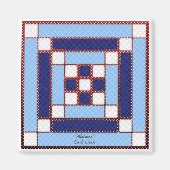 Quilt Block Pattern "Alabama" Magnet (Devant)