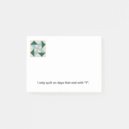 Quilt Block Post-it Notes G (Voorkant)