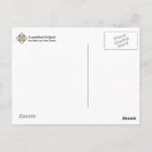 Quilt Briefkaarten - Sawtandster (roze/oranje) (Achterkant)