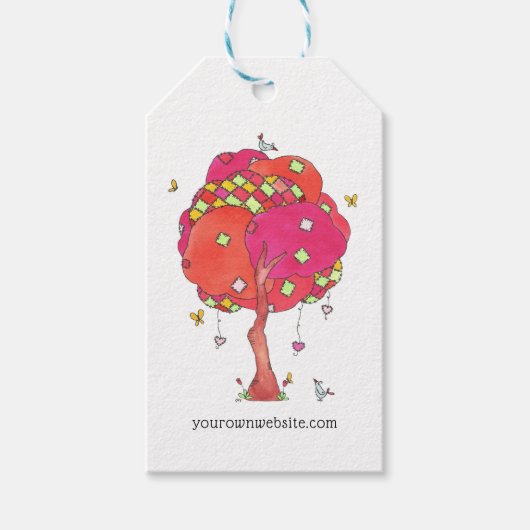 Quilt Business Website Product Dank u Label Cadeaulabel (Voorkant)