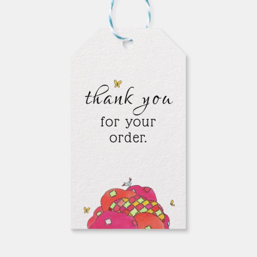 Quilt Business Website Product Dank u Label Cadeaulabel (Achterkant)