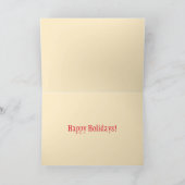 Quilt Christmas Kaart - Sawtooth Star (Binnen)