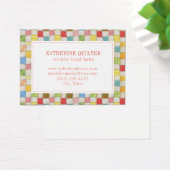 QUILT CRAZY 3,5x2,5 Carte de visite II (Bureau)
