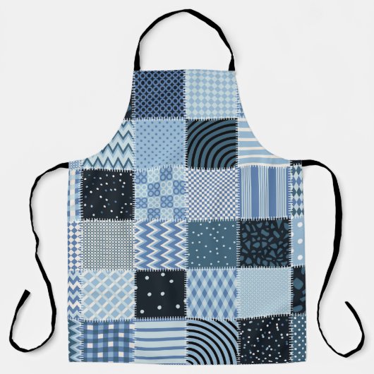Quilt design. Seamless patchwork pattern from stit Schort (Voorkant)