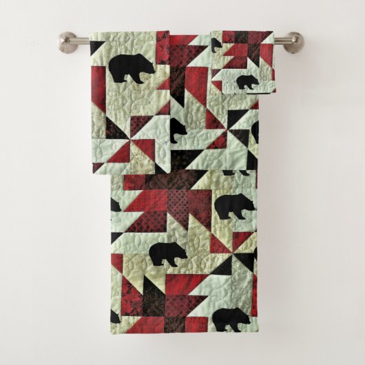 Quilt d'ours noir (En situation)