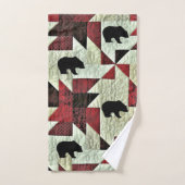 Quilt d'ours noir (Serviette à main)