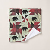 Quilt d'ours noir (Gant de toilette)