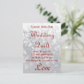 Quilt Guestbook Briefkaart (Staand voorkant)