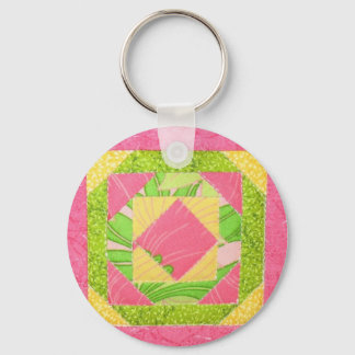 Quilt Key Ring Sleutelhanger