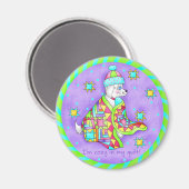 Quilt Lover Dog Magnet Magneet (Voorkant / Achterkant)