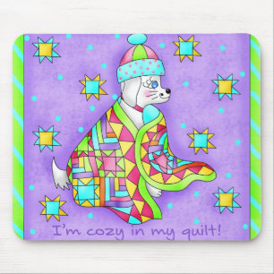 Quilt Lover Dog Mousepad Muismat