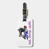 Quilt (machine) bagagelabel (Voorkant verticaal)