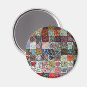 Quilt met harten magneet (Voorkant / Achterkant)