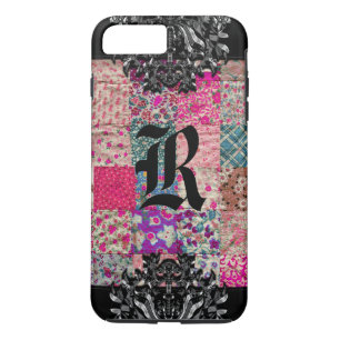 quilt monogram iPhone 8 plus / 7 plus hoesje
