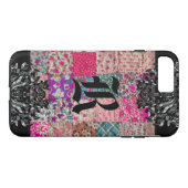 quilt monogram Case-Mate iPhone case (Achterkant (Horizontaal))