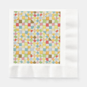 QUILT MOSAIC Coined Luncheon papieren servetten