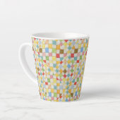 QUILT MOSAIC Latte Mug (Angle gauche)
