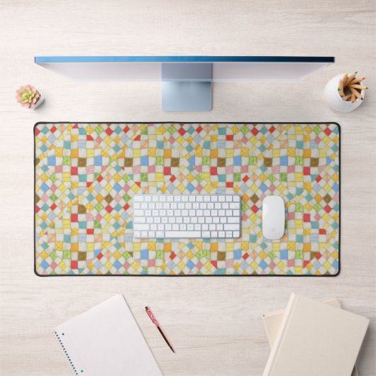 QUILT MOSAIC Office Studio Desk Mat (Bureau 1)