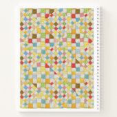 QUILT MOZAÏEK 8.5x11 Spiraal Notitieboek (Achterkant)