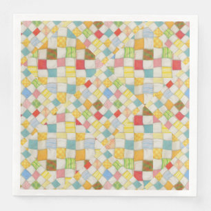 QUILT MOZAÏEK Standaard Diner Papier Servetten