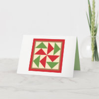 Quilt Note Cards - Nederlandse Puzzel (rood/groen)